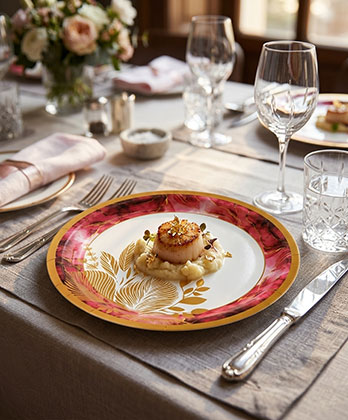 Clssic Round Buffet Plate